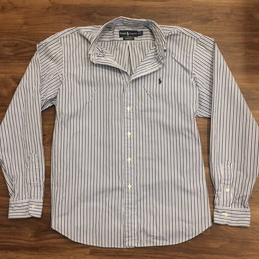 NWOT Ralph Lauren Button Down Collared Dress Shirt